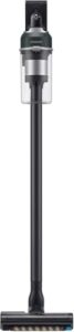 Sweep away pet hair and dirt with the Samsung Jet 85 Pet Cordless Stick Vacuum, featuring max 210W suction power and a pet tool for easy cleaning. Perfectly portable and lightweight design.