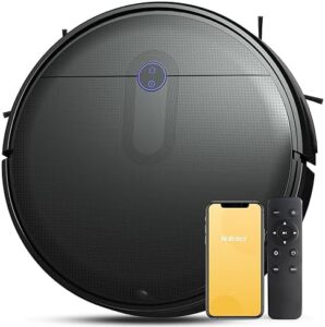 Discover the DOITION L100 robot vacuum cleaner with smart navigation and powerful 2500 Pa suction. Perfect for pet hair, hard floors, and carpets. Auto-recharge and control with app or voice assistant.