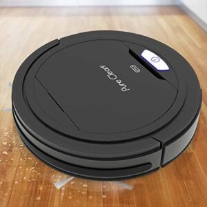 Here is the meta description:

"Effortlessly clean carpets, hardwood floors and more with this robotic vacuum cleaner. Auto detects stairs, features air filter for pet hair allergy sufferers."