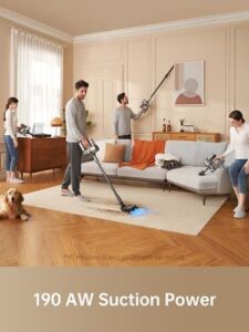 Discover the R20 Cordless Vacuum with dual brush head and smart stick technology. Powerful rechargeable vacuum for home, perfect for hard floors, carpets and pet hair. Up to 90 minutes runtime.
