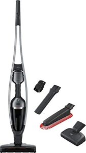 Powerful cordless vacuum cleaning at your fingertips with the QX9 QX9-1-ANIM, featuring a compact design and low noise level of 76 decibels.