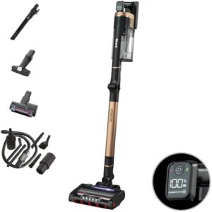 Here is the generated SEO meta description:

"Effortlessly clean pet hair with the Shark Stratos Cordless Stick Vacuum, featuring Anti Hair Wrap Plus and 60 minutes of run-time. Includes car kit, removable battery and 3 attachments."