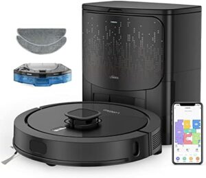 Discover the G3 Robot Vacuum & Mop Combo with self-emptying feature, 4000Pa suction, and smart mapping technology. Ideal for pet hair and hard floors. Up to 60 days of capacity, compatible with Alexa. Perfect for busy homes.