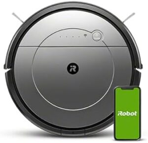 Here is the optimized SEO meta description:

"Effortlessly clean your home with this Roomba Combo Wi-Fi robot vacuum and mop. Multi-cleaning modes, powerful suction, daily mopping, personalized suggestions and voice assistant compatibility make cleaning a breeze."