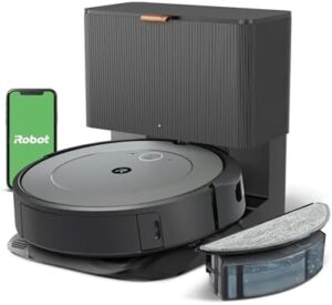 Here's the output:

"Effortlessly clean floors with this Roomba Combo i3+ robot vacuum cleaner, featuring a fringe mop for added versatility. Perfect for all floor types."