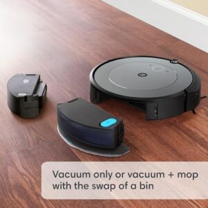 Here's the output:

"Effortlessly clean floors with this Roomba Combo i3+ robot vacuum cleaner, featuring a fringe mop for added versatility. Perfect for all floor types."