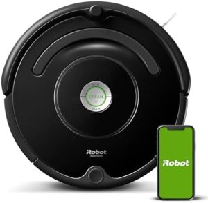 Here is your optimized SEO meta description:

"Discover the Roomba 671 Wi-Fi connected robot vacuum, featuring advanced navigation and up to 1 hour cleaning time. Perfect for pet owners and busy households, with discounts available!"