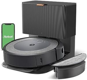 Discover the Roomba Combo i5+ robot vacuum and mop that maps rooms and empties itself for up to 60 days. Works with Alexa, personalized cleaning for a seamless experience.