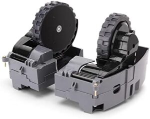 Boost your Roomba cleaning efficiency with our interchangeable drive wheel module pair, compatible with iRobot Roomba 500-900 series. Upgrade now and enjoy improved navigation and reduced maintenance costs! (146 characters)