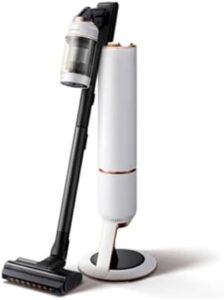 "Upgrade your cleaning routine with the Bespoke Jet Plus Pet VS20B95823W Broom Vacuum Cleaner + Cleaning Station 2.0, featuring a powerful 580W motor and 210AW suction power. Save up to 30% on your purchase!"