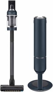 Here is the meta description:

"Effortlessly clean your home with this cordless stick vacuum featuring a powerful motor and 5-layer filter for multi-surface cleaning. Includes a convenient clean station and lightweight design. Midnight Blue color."