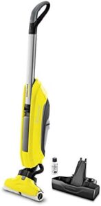 Discover a cordless floor cleaner for effortless cleaning, washing and vacuuming simultaneously with FC 5's lightweight design and easy maneuverability. Perfect for quick cleanups!