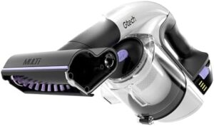 Here is the generated meta description:

"Effortlessly clean your home with Gtech's lightweight cordless vacuum, featuring an aluminium-reinforced design and 30 minutes of runtime. Perfect for quick tidy-ups and spot cleaning."