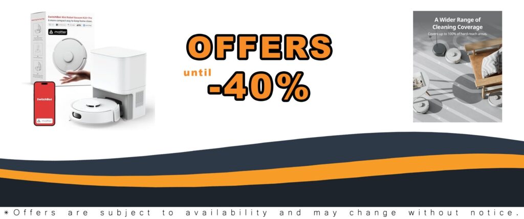 SwitchBot K10+ Pro Robot Vacuum Self Emptying for Hands-Free Cleaning