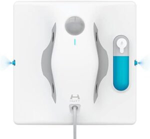 Here is the optimized SEO meta description:

"Effortlessly clean surfaces like tiles and mirrors with Hutt W8 Window Cleaning & Mopping Robot. Powerful 2-Fold Spray System, 80ml tank capacity and advanced sensors ensure a spotless finish. Get yours today and enjoy convenient cleaning!"
