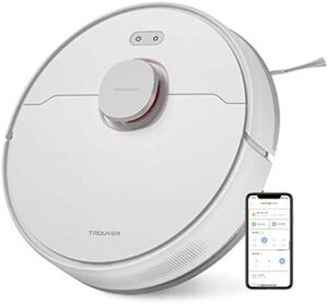 Discover the Finder Robot Vacuum Cleaner, a 2-in-1 wonder with LDS laser navigation and quiet operation. Perfect for hard floors and carpets, this robotic vacuum self-charges and connects to WiFi, Alexa or app control.