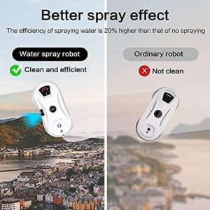 Here is the output:

"Clean your windows effortlessly with this smart robot, featuring automatic water spray and remote control for indoor and outdoor glass tile cleaning. Ideal for efficient maintenance."