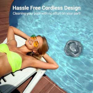 Discover the Seagull SE Cordless Robotic Pool Cleaner in gray, effortlessly cleaning your pool with its cordless design and advanced navigation system. Perfect for small to medium-sized pools, get ready to enjoy a cleaner swimming experience with this convenient and efficient robot.