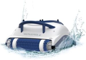 Clean your pool effortlessly with Dolphin Nautilus, a simple plug-and-play vacuum perfect for above or in-ground pools up to 26 feet long. Boost cleaning power and save time today!