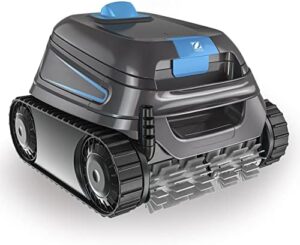 Clean your pool effortlessly with the Zodiac Cnx 10 Pool Cleaning Robot, ideal for small to medium-sized pools. Advanced navigation and powerful suction ensure a spotless finish, perfect for a stress-free summer!