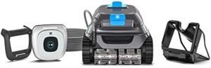 Clean your pool effortlessly with the Zodiac Cnx 10 Pool Cleaning Robot, ideal for small to medium-sized pools. Advanced navigation and powerful suction ensure a spotless finish, perfect for a stress-free summer!