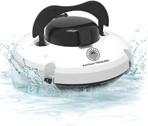 Here is the optimized meta description:

"Revolutionize your pool cleaning with this cordless robotic cleaner, perfect for above ground and inground pools up to 500 sq.ft. Enjoy powerful 2-motor suction and rechargeable design for effortless maintenance"