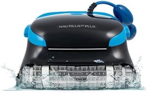 "Revolutionize your pool cleaning with the Dolphin Automatic Robotic Vacuum Cleaner, featuring smart navigation and wall climbing technology for efficient cleaning of in-ground pools up to 50 ft long."