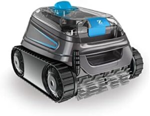 "Effortlessly clean your pool with the Zodiac Cnx 20 Pool Cleaning Robot, ideal for small to medium-sized pools. Advanced navigation and cleaning technology ensure a spotless finish."