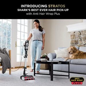 Here is the generated SEO meta description:

"Effortlessly clean your home with the Stratos Pet Pro corded stick vacuum, featuring Anti-Hair Wrap Plus and Anti-Odour Technology. Includes 3 attachments and a 10m cord."