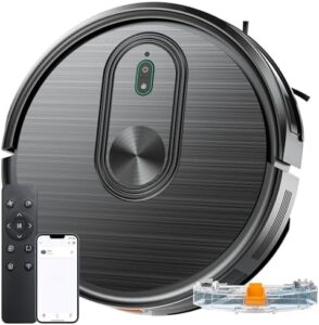 Here is the generated SEO meta description:

"Effortlessly clean your home with the Kombo Robot Vacuum Cleaner, featuring 2-in-1 capabilities and maximum suction power of 3200Pa. Perfect for pet hair and hard floors, schedule cleaning tasks and control via app, Bluetooth, or voice commands."