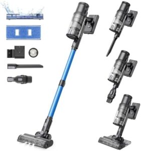 Here is the generated meta description:

"Boost home cleaning with this cordless vacuum and mop combo, featuring high suction, LED display, long runtime, and ease of use for pet hair. Ideal for effortless cleaning."