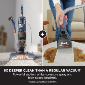 Boost your home cleaning with the CarpetXpert Deep Clean Carpet Cleaner, featuring built-in stain remover and 3 tools. Fast drying and lightweight design for effortless deep cleanings.