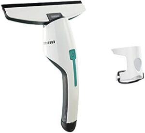 Boost your bathroom cleaning experience with Nemo's waterproof electric window cleaner, featuring a click adapter and up to 45 minutes of continuous use. Perfect for smooth surfaces and showers.