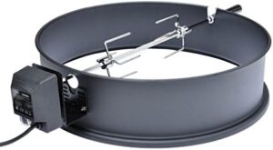Transform your grilling experience with the onlyfire BRK-6025 Enamelled Rotisserie Ring Kit, designed for Weber 57CM Charcoal Kettle Grill and compatible with most others.