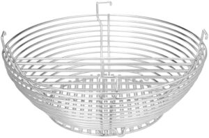 Elevate your grilling experience with the Kamado Joe KJ-MCC23 Stainless Steel Charcoal Basket, a perfect accessory for Classic Joe grillers. Enhance flavor and efficiency with this durable black charcoal basket.