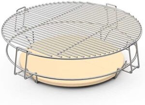 Elevate your grilling game with the Onlyfire BBQ Cooking Grate System, perfect for Weber Kettle Grills and similar sizes. Enjoy enhanced heat distribution and easy food release.
