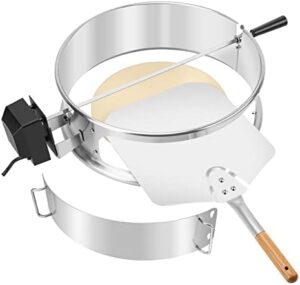 Discover the Onlyfire Stainless Steel Rotisserie & Pizza Ring, a versatile BBQ tool kit perfect for Weber 47 Kettle and similar grills. Enjoy perfectly cooked meals with minimal effort.