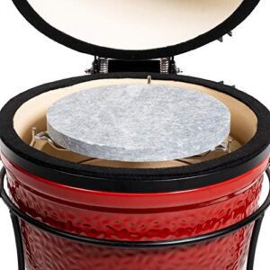 Upgrade your grilling experience with the Kamado Joe KJ15090720 Soapstone Cooking Surface Grill Accessory, perfect for Joe Junior Grills. Durable soapstone construction and heat retention technology ensure consistent results.
