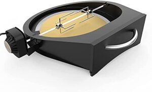 "Master your grill game with the onlyfire Multipurpose Rotisserie and Pizza Oven Kit for Kamado Joe Classic/Pit Boss 22 Ceramic Grills, featuring a rotisserie motor, spit rod, and pizza stone. Cook up to 4 pizzas or roasts at once!"
