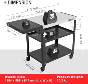 Here is the generated SEO meta description:

"Perfect your outdoor cooking experience with this Pargrill 3-Tier BBQ table, featuring a stainless steel pizza oven, foldable tabletop and 4 swivel wheels. Enhance your gatherings with this versatile grilling solution."