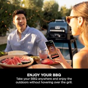Here is the generated SEO meta description:

"Experience wood-fired grilling at home with the Ninja Pro Connect XL BBQ grill and smoker. Control temperature, monitor cooking progress and receive notifications through the app. Perfect for large families or outdoor gatherings."