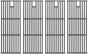 Upgrade your Bull Lion grill experience with Keesha's cast iron grill grates for 65073 and L75000 models. Perfect replacement for part number 16517, ideal for BBQ enthusiasts seeking improved cooking results.