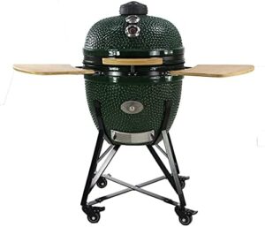 Mastering the art of grilling just got a whole lot easier with YNNI's KAMADO TQ0C23GR XL 23" Grill, featuring a chipfeeder for effortless smoke and ceramic construction for even heat distribution.