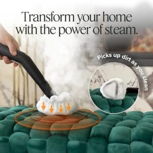 Here is the meta description:

"Powerful steam cleaner with 27-piece accessory kit for versatile cleaning on floors, upholstery, tiles and more - perfect for a spotless home"
