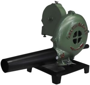 Here is the optimized meta description:

"Boost your blacksmithing skills with Simond Store's Hand Crank Blower, a manual mini blower for coal forge firepot BBQ and outdoor cooking. Perfect for camping or farrier use."