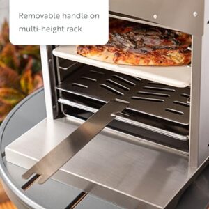 Experience the ultimate grilling experience with Fire Mountain's 4kW stainless steel grill, perfect for cooking any meat or pizza. Discover versatile height settings and portable design for effortless gatherings! (146 characters)