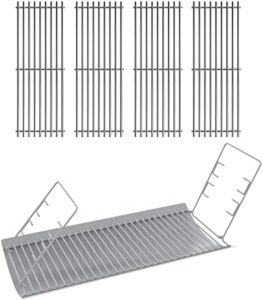 "Upgrade your Chargriller or Charbroil charcoal grill with Delsbbq's premium ash pan and cooking grates. Perfect fit for models 1224, 1324, 2121, 2222, 2727, 2828, 2929. Enhance grilling performance."