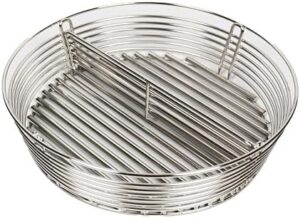 Here is the optimized meta description:

"Upgrade your grilling experience with this Charcoal Basket For Weber Summit Kamado E6 - S6 WSK, featuring a removeable divider for customizable cooking space. Perfect for BBQ enthusiasts."