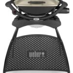 "Enjoy outdoor cooking with the Q2000 Gas Grill, featuring a compact 54x39cm grilling area, portable design and durable porcelain-enamelled cast iron grates. Perfect for small spaces or camping trips."