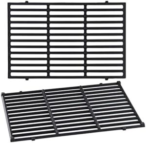 Upgrade your grilling experience with Weber Genesis grill parts, including 2 cast iron grids measuring 19.5x25.8 inches, perfect for Genesis E-310, E-320, E-330, S-310, S-320, and S-330 models.